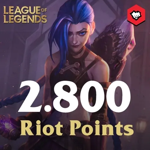  %30 İNDİRİMLİ & 2800 League of Legends RP (Riot Pin)